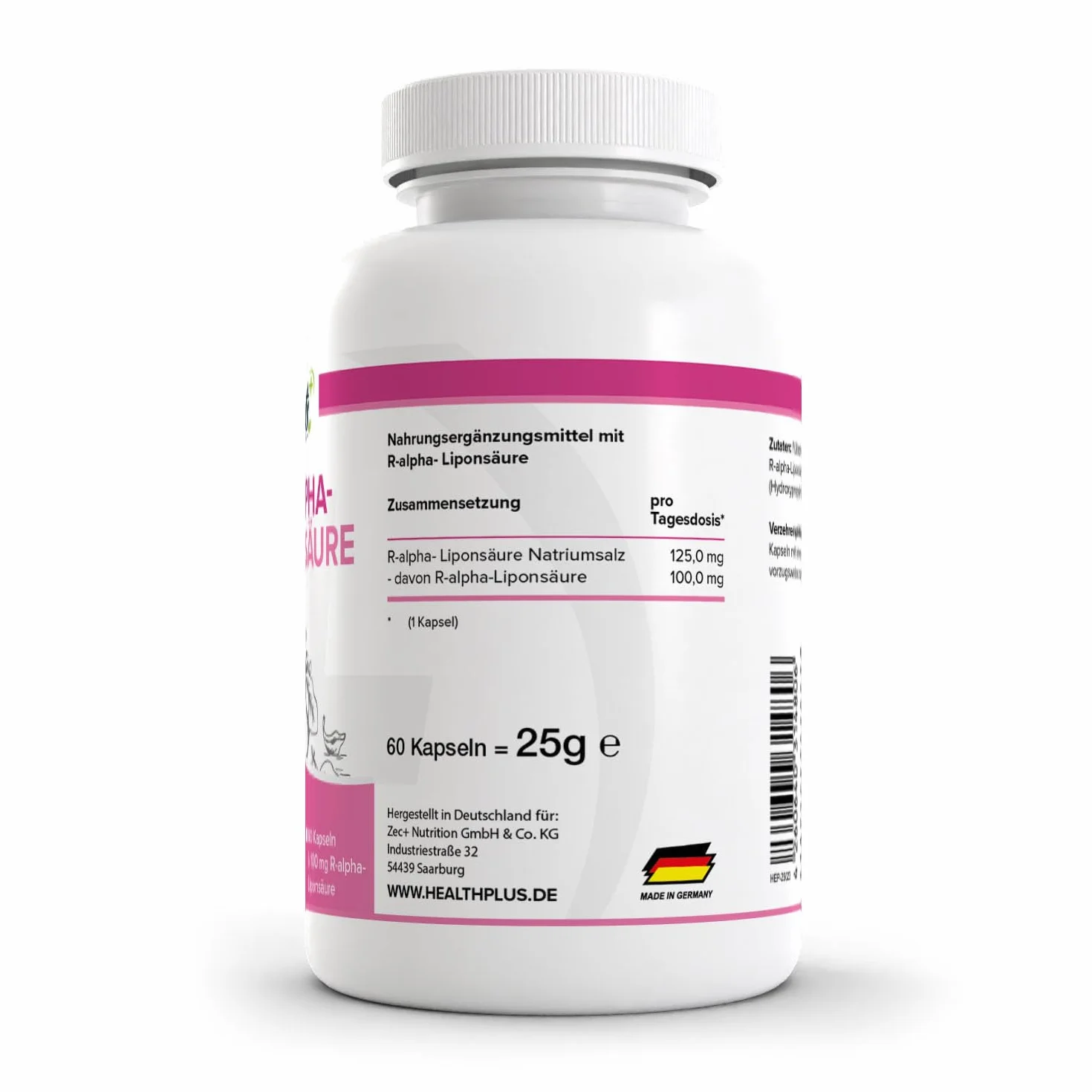 HEALTH+ R-ALA 60 capsule acido R-alfa lipoico