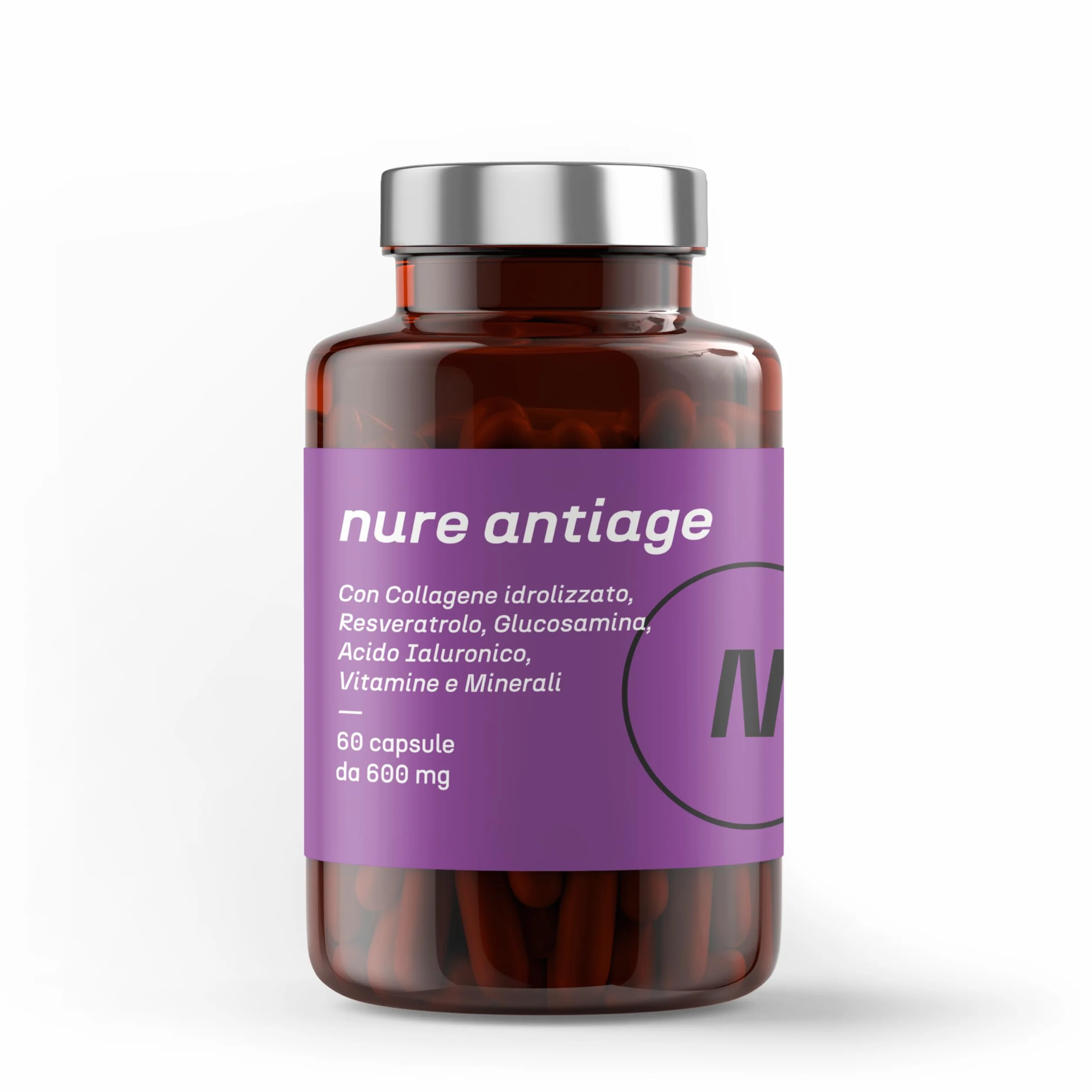 NURE Antiage 60cps Integratore Anti-invecchiamento Collagene Acido Ialuronico Viso