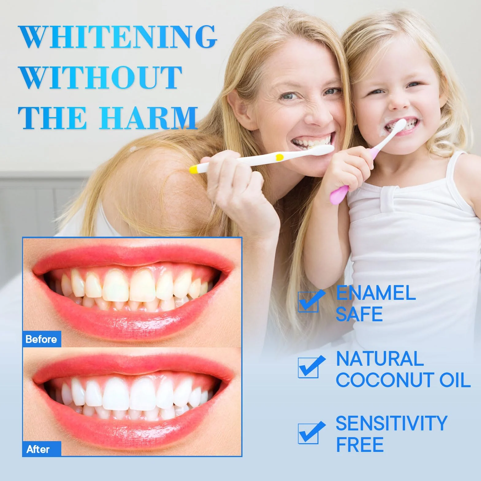Sbiancante Denti,28 Striscie Strisce Sbiancanti Denti Sbiancante Denti Professionale kit Sbiancamento Denti Whitening Strips Rimuove le Macchie Profonde Teeth Rapid Whitening Sicuro per Smalto