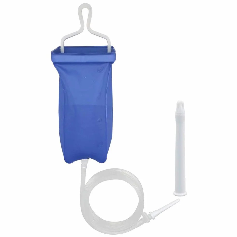 spier Kit Borsa clistere - Kit clistere da Viaggio Riutilizzabile da 2 Litri, Kit clistere Non tossico per la Pulizia del Colon con Acqua e caffè