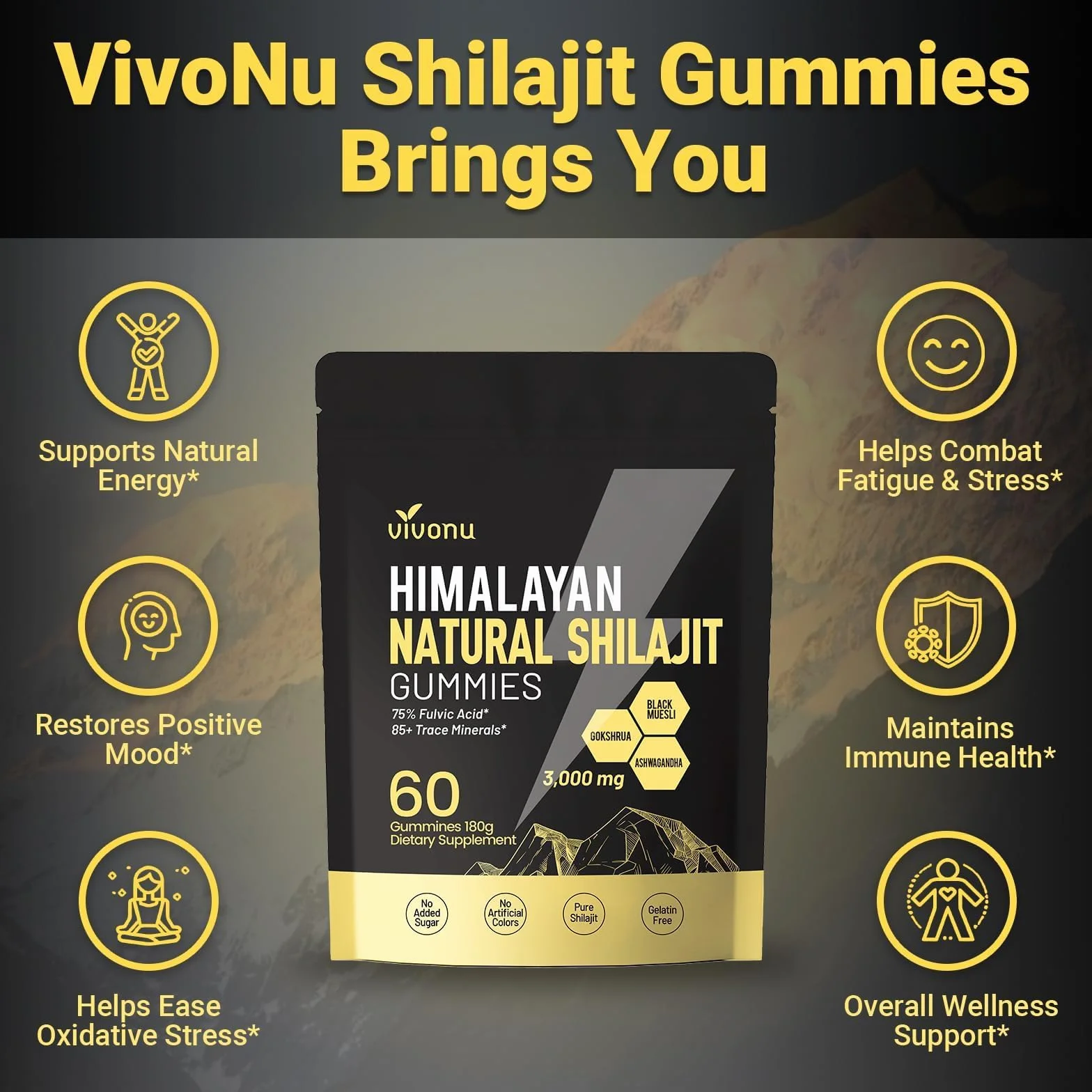 VivoNu Gomme Shilajit