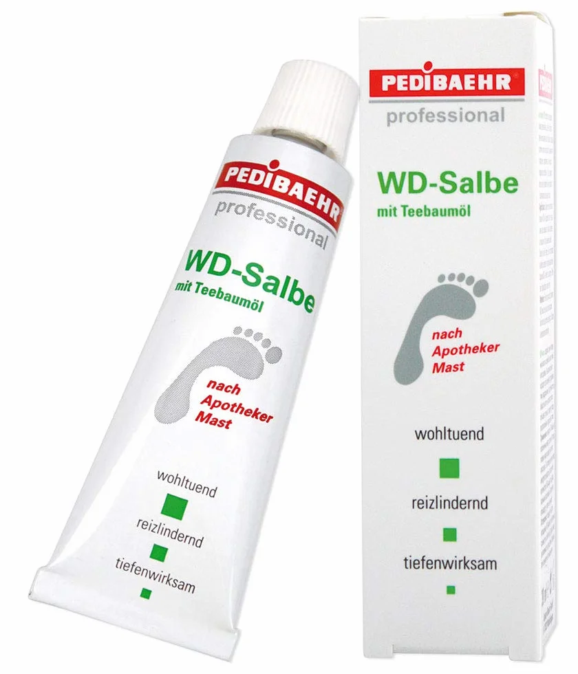 PediBaehr Unguento con olio di tea tree, crema per piedi unghie incarnite, 30 ml