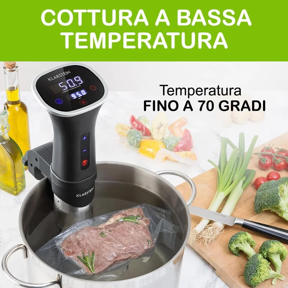 Sacchetti Sottovuoto Goffrati GM 100, 12x25 cm per Macchine Sottovuoto, Senza BPA