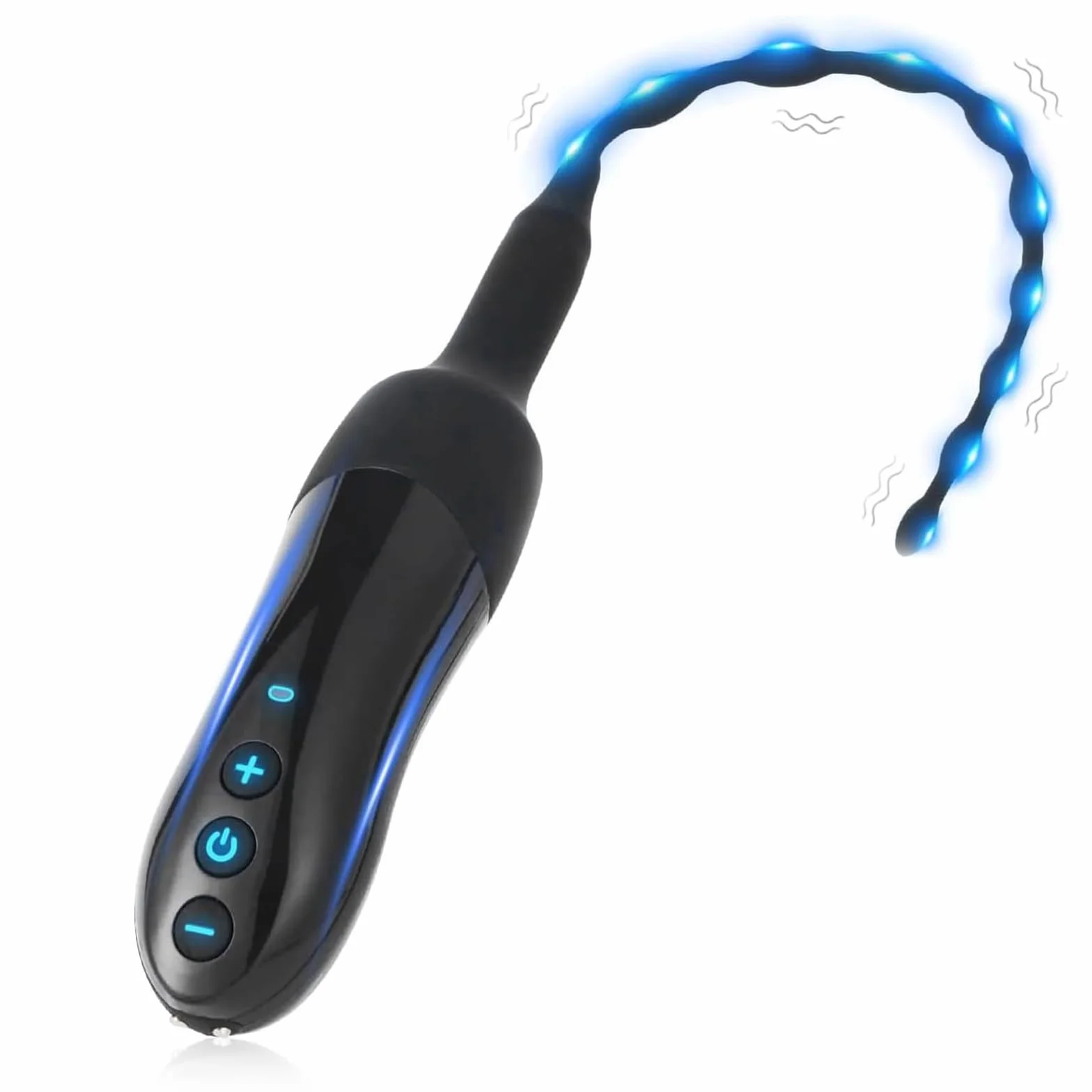 Dilatazioni Uretrali Vibranti per Uomo, Plug Pene con Stimolazione del Glande, 20 Modalità, Uretrali Dilatatore Principianti, Giocattolo Sessuale per Masturbazione sonde per Uomini e Coppie (Nero)