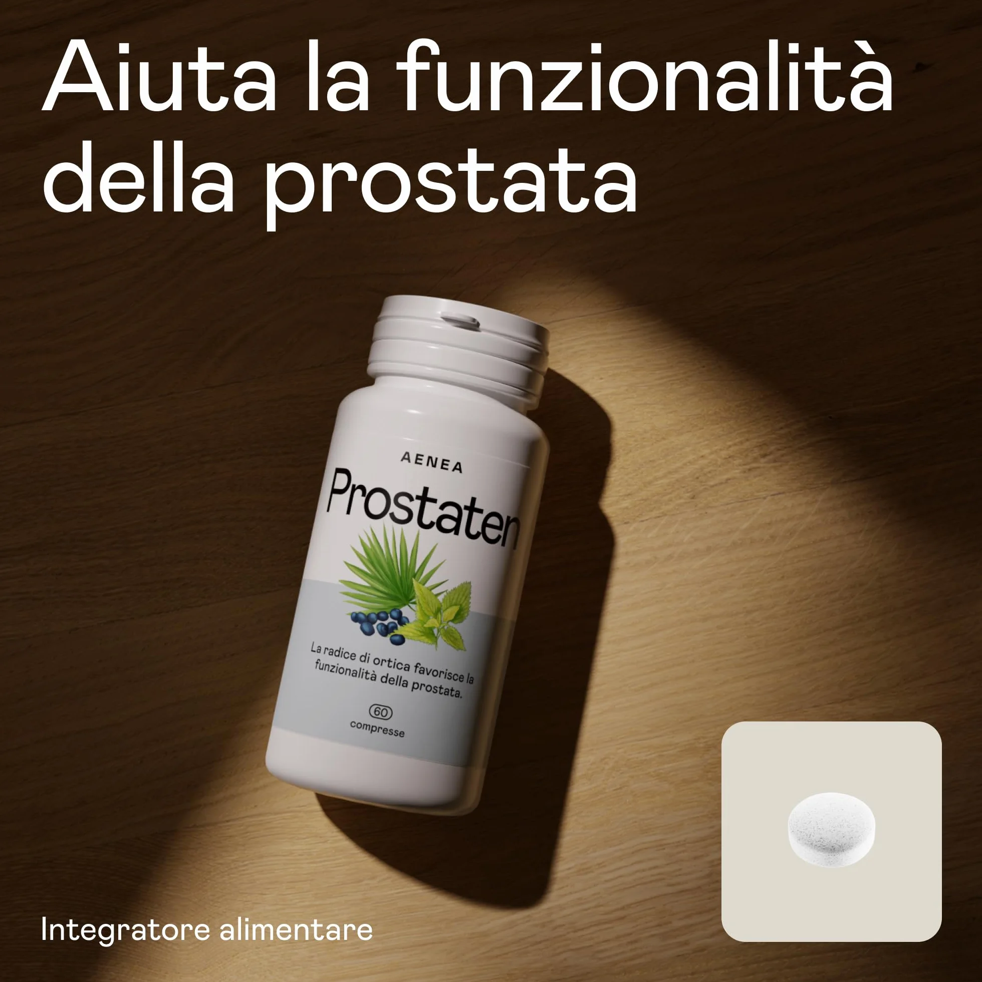 Prostaten Integratore Uomo 60cps 640mg Serenoa Repens Prostata Ortica Alto Dosaggio Benessere Vie Urinarie