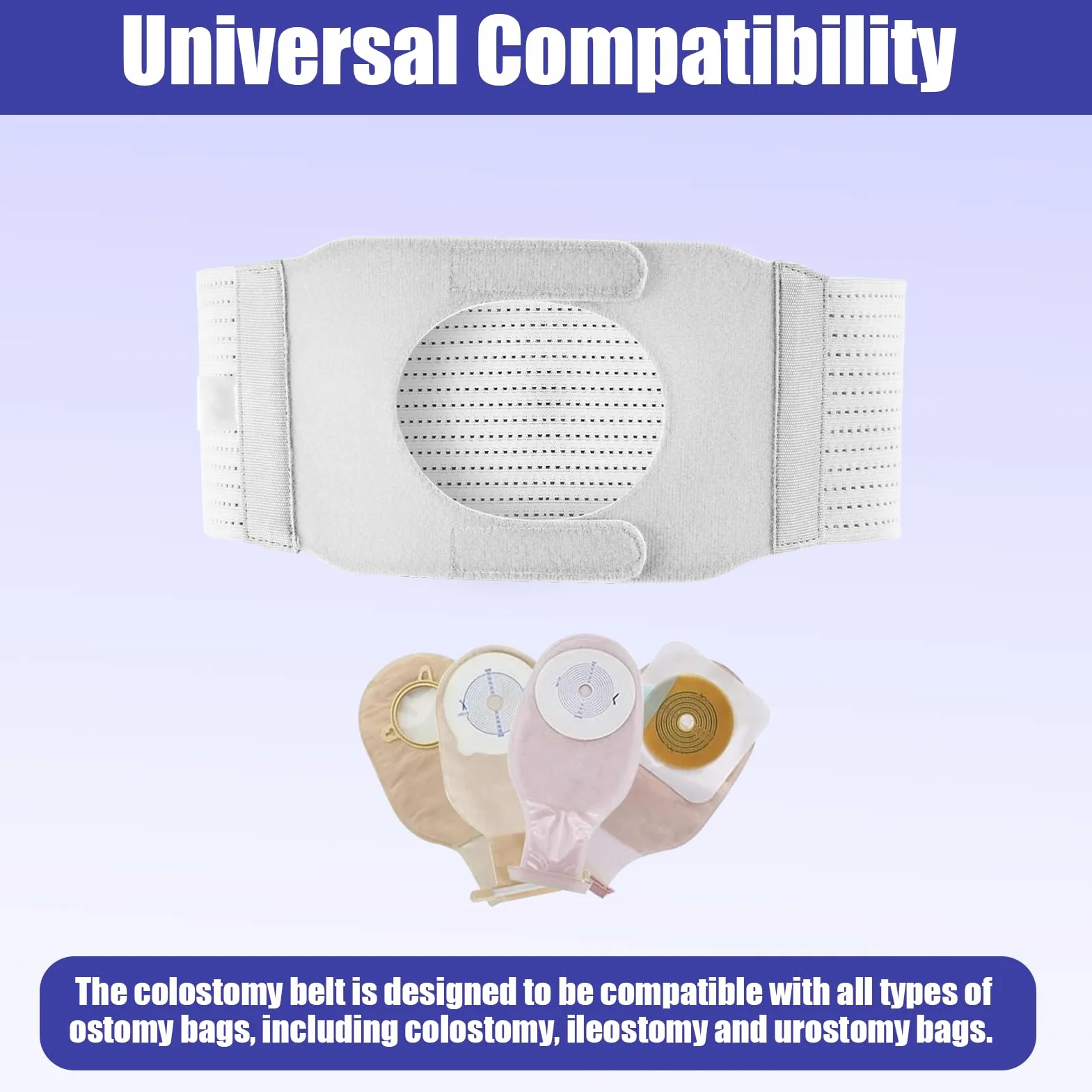 Cintura Stoma, cintura di supporto per stomia regolabile, cintura universale per colostomia e ileostomia, Cintura Per Colostomia, sacca per ileostomia, Forniture Per Stomia (XL)