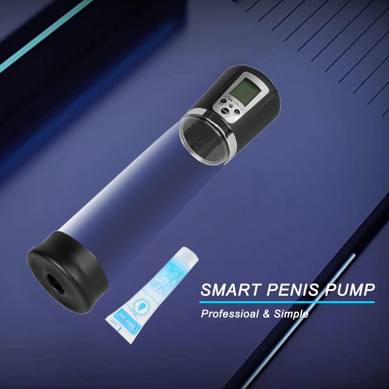 Pompe per pene elettriche, Pompa per vuoto automatica per pene da uomo, Ingrandimento del pene con 4 livelli di aspirazione, Coppa per masturbatore elettrico per erezioni più dure e più grandi