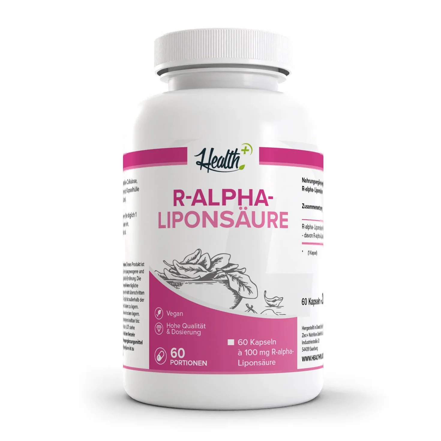 HEALTH+ R-ALA 60 capsule acido R-alfa lipoico