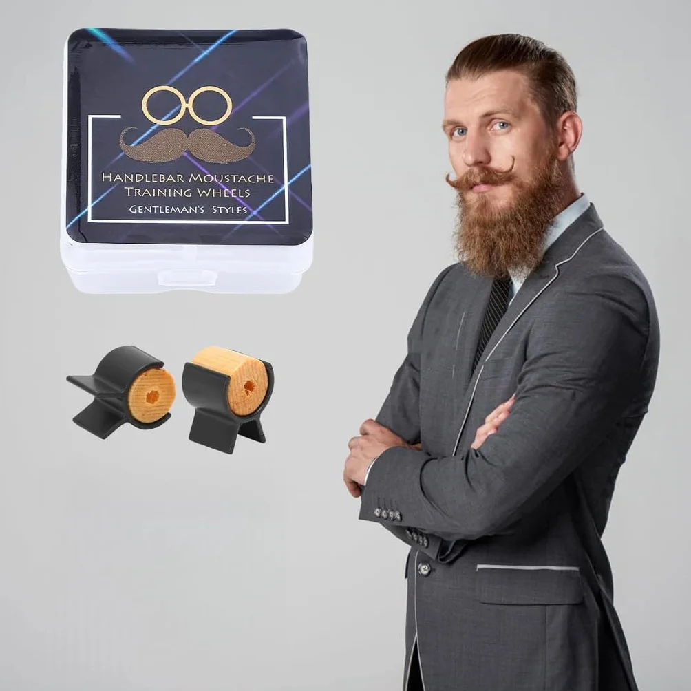 Rullo baffi, perfetto per lo styling della barba, strumento per lo styling della barba, bigodini per uomini, accessorio indispensabile per la cura della barba, baffi, per papà, ragazzi, marito, amici