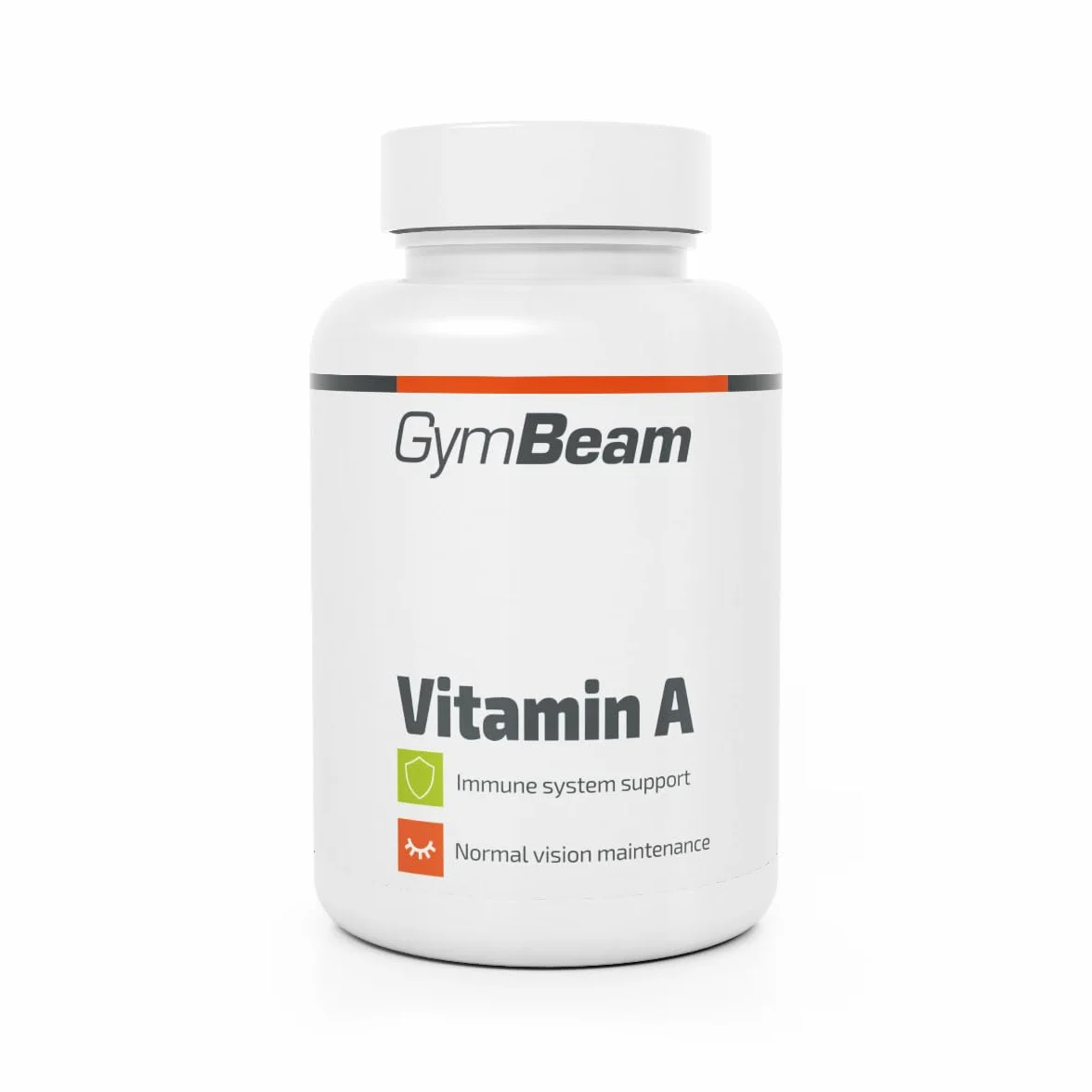 Vitamina A (Retinolo) - GymBeam 3000 µg Capsule per Sistema Immunitario, Salute di Pelle e Vista, Funzione delle Mucose, Metabolismo del Ferro e Differenziamento Cellulare, 60 cps