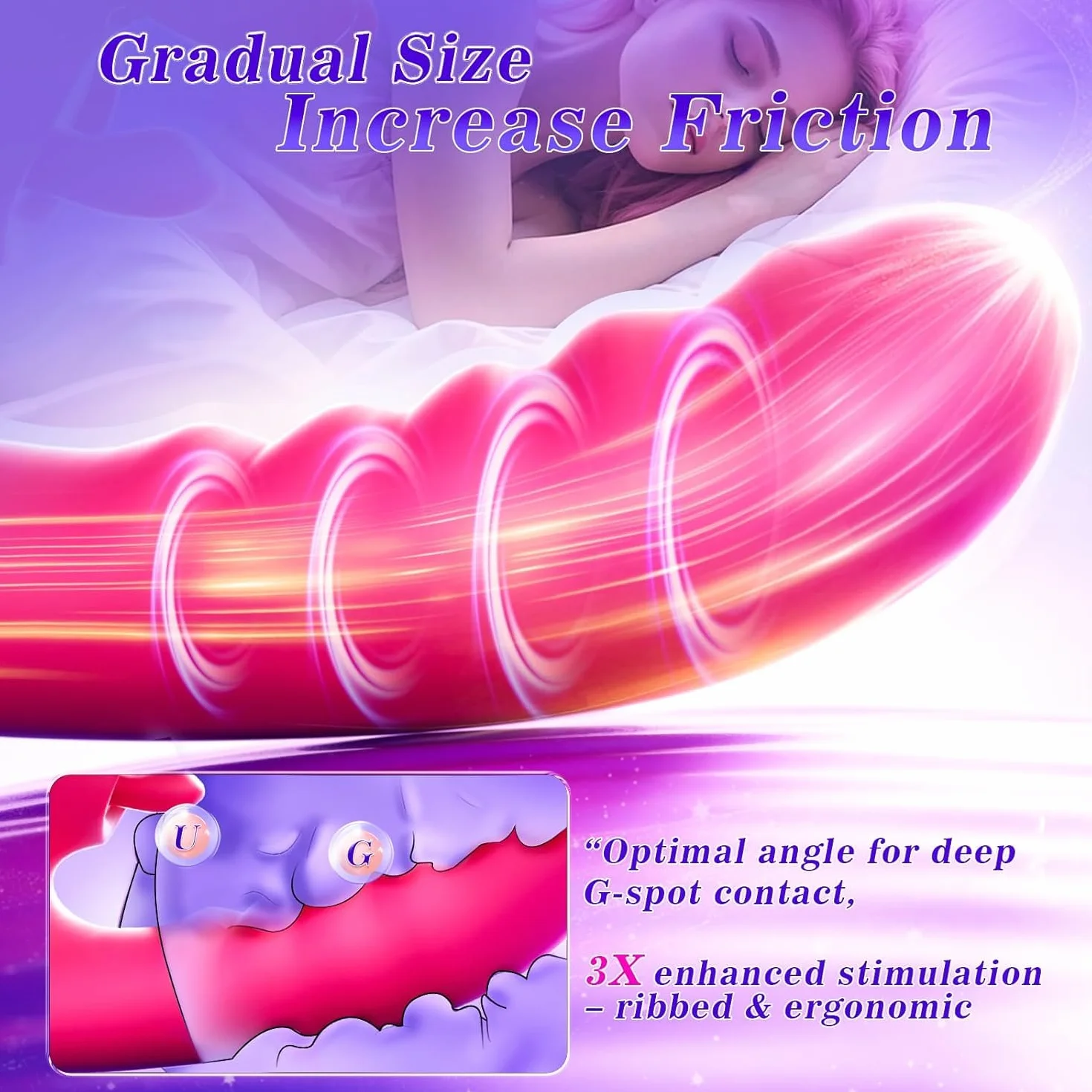 Vibratore Rabbit, Vibratoreper Donna Professionale con AI, Tripla Stimolatore per Clitoride con 12 Modalità Sexytoysys Donna Coppia Vibratoriper Donne Sex Toys Sessuali, 23cm Vibrator Sextoys
