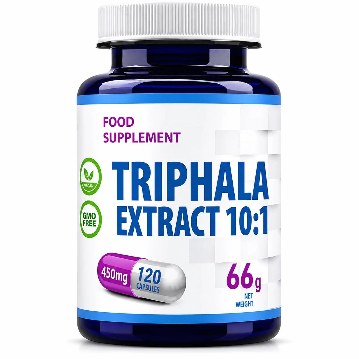 Hepatica Estratto di Triphala | 4.500 mg Equivalente | Estratto 10:1 da 450 mg | Amalaki, Haritaki e Bibhitaki | 120 Capsule Vegane | GMP & Testato da Laboratorio Indipendente