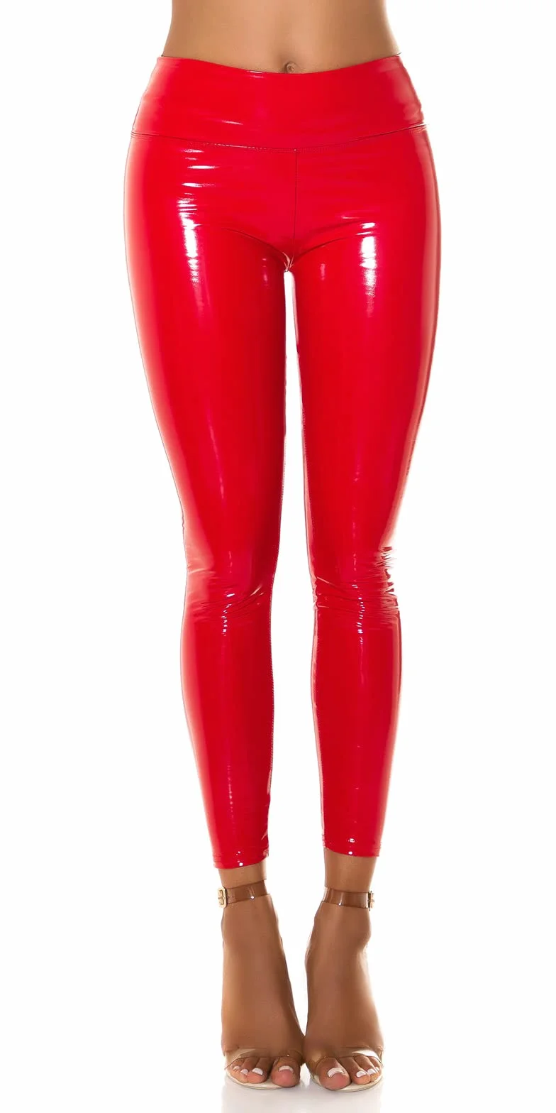 Koucla Leggings effetto lattice lucido