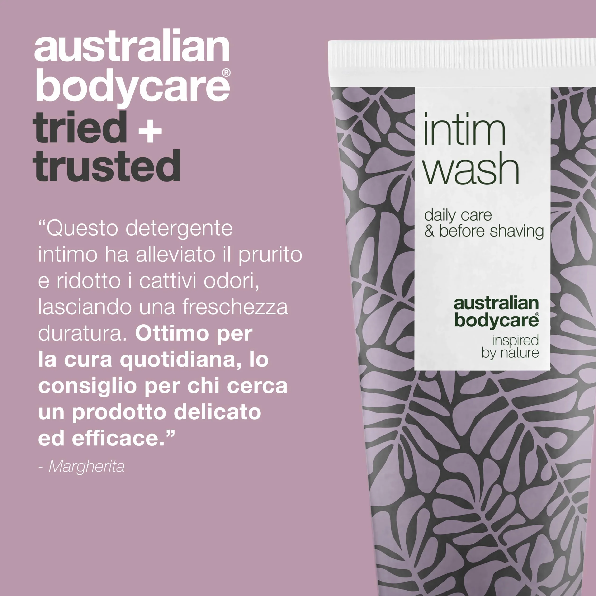 Australian Bodycare Intim Wash 200 ml Detergente intimo Tea Tree Oil naturale vegano pH bilanciato