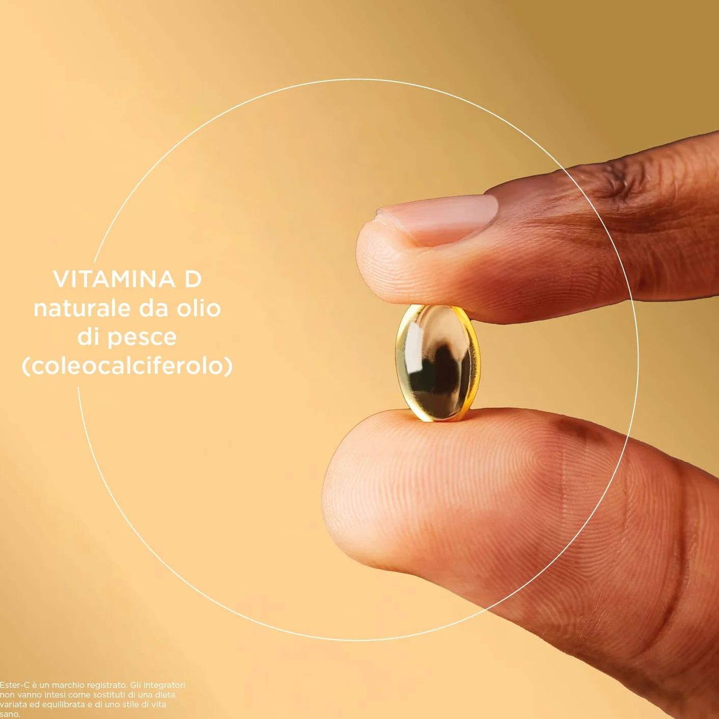 Solgar NATURAL VITA D3 1000 – Vitamina D3 naturale da olio di fegato di pesce, 1000 UI, 100 perle softgel