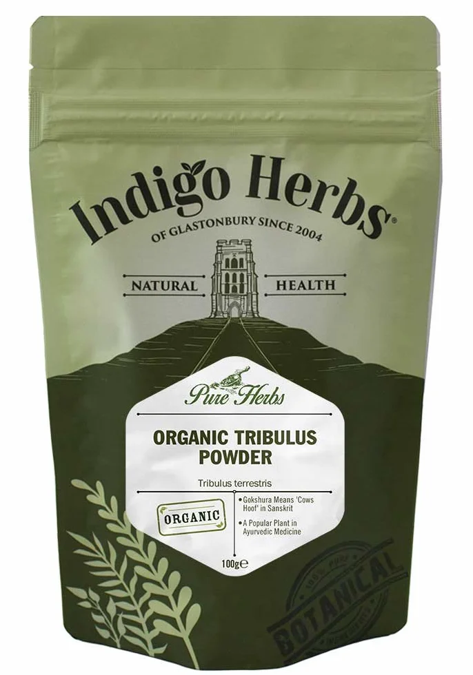 Indigo Herbs Tribolo Tribulus Terrestris Biologico in Polvere 100g