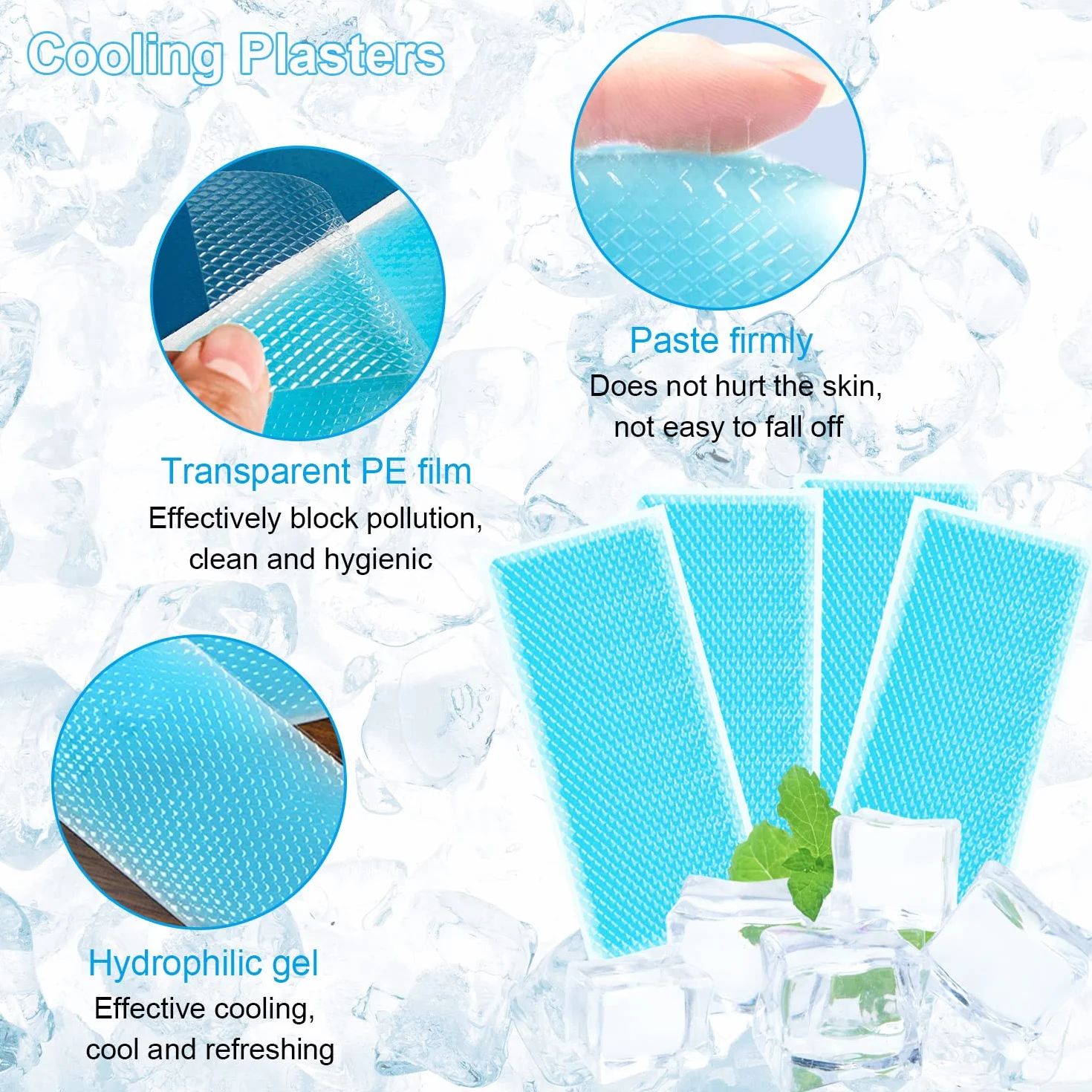 Borsa Ghiaccio 40 PCS Mini Sacca Ghiaccio Gel Raffreddamento