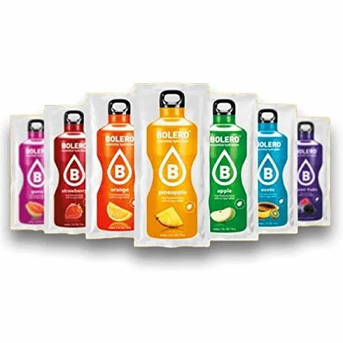 BOLERO STEVIA 9g MIX 100 Bustine Gusti Assortiti Integratori