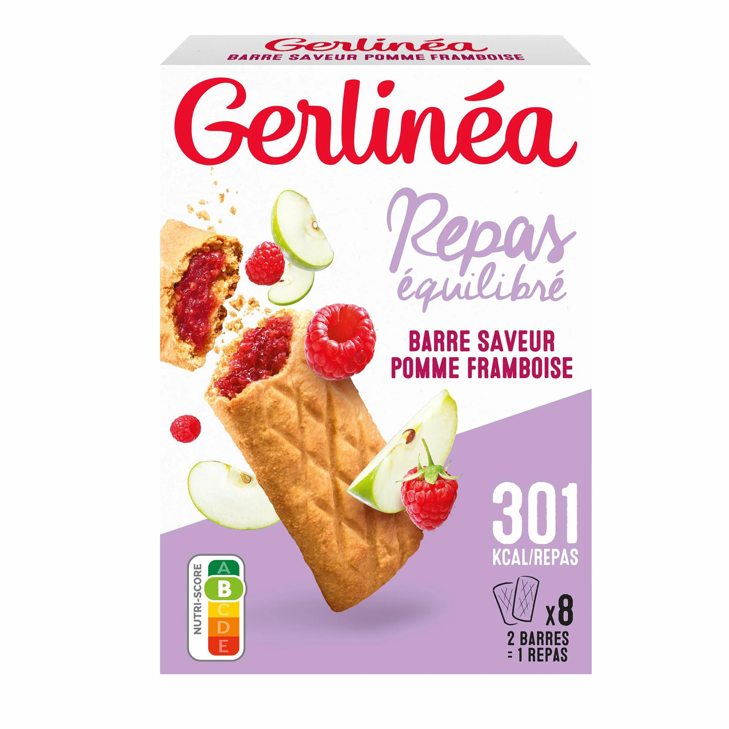 Gerlinea Barre mela lampone 360 g