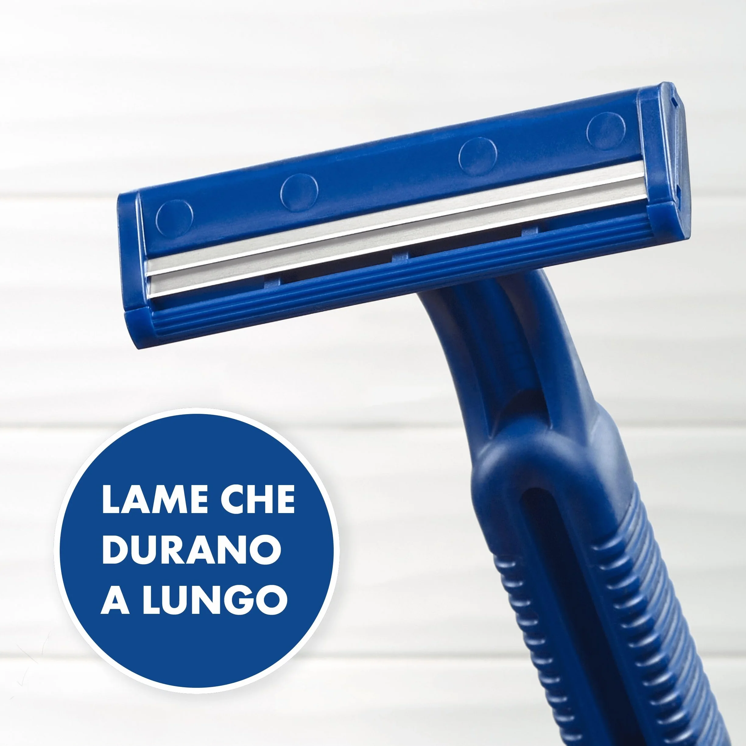 Gillette BlueII Rasoi Da Uomo Usa E Getta Confezione Da 20, Rasoio A 2 Lame Con Testina Fissa