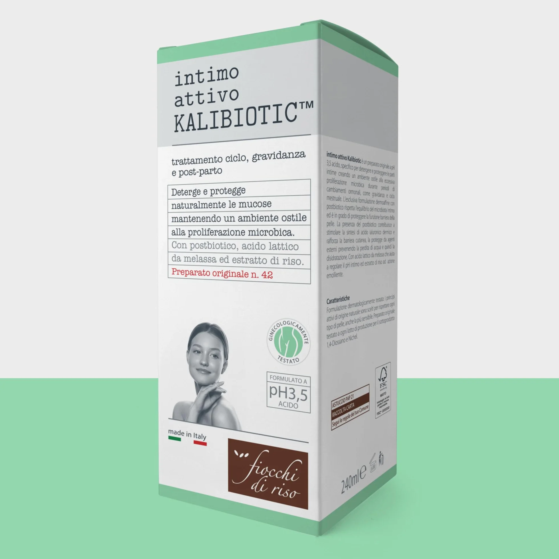 Fiocchi di Riso KALIBIOTIC™ 240ml Igiene Intima Deterge e Protegge