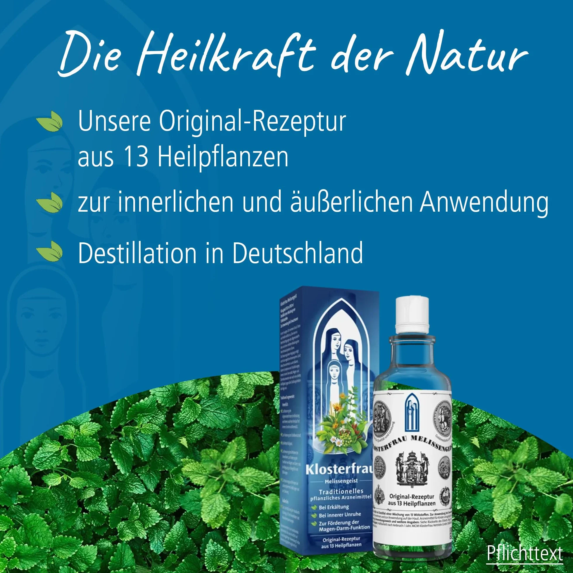 Klosterfrau Melissengeist Flüssigkeit bei Erkältung, 155 ml