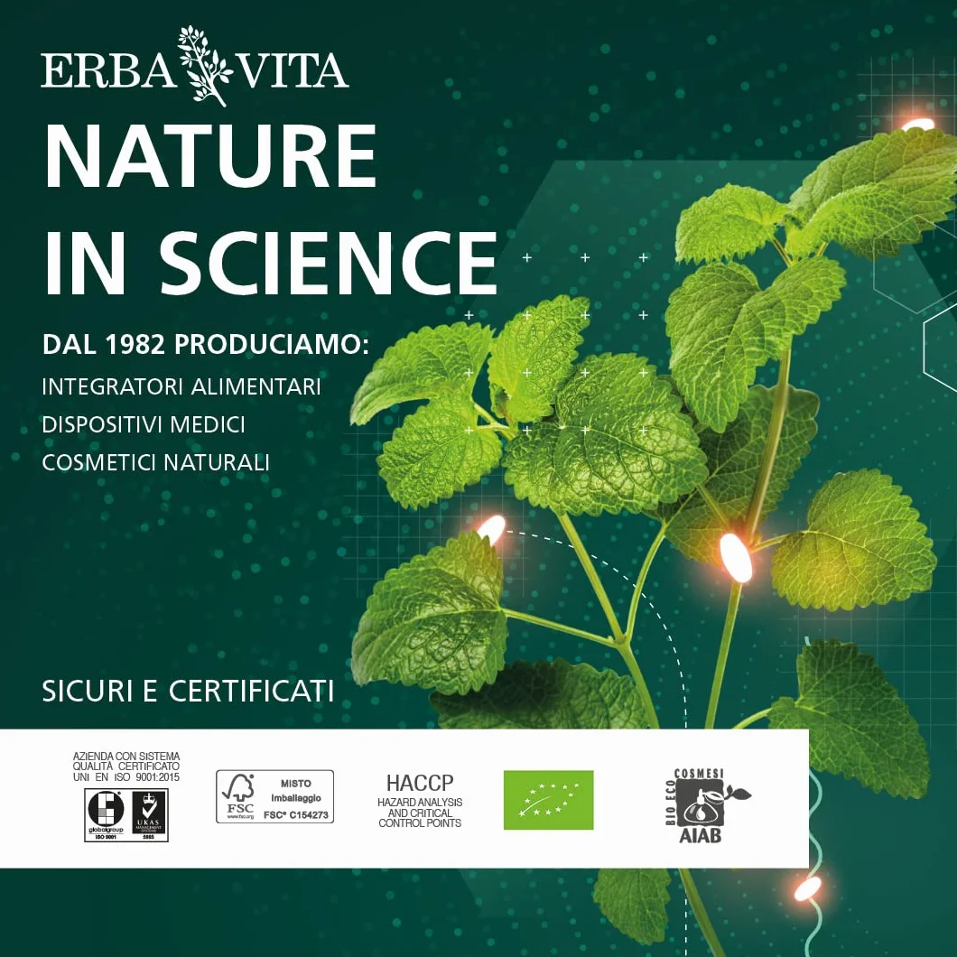 ERBA VITA Integratore Alimentare Di Mirtillo Nero 60 Capsule