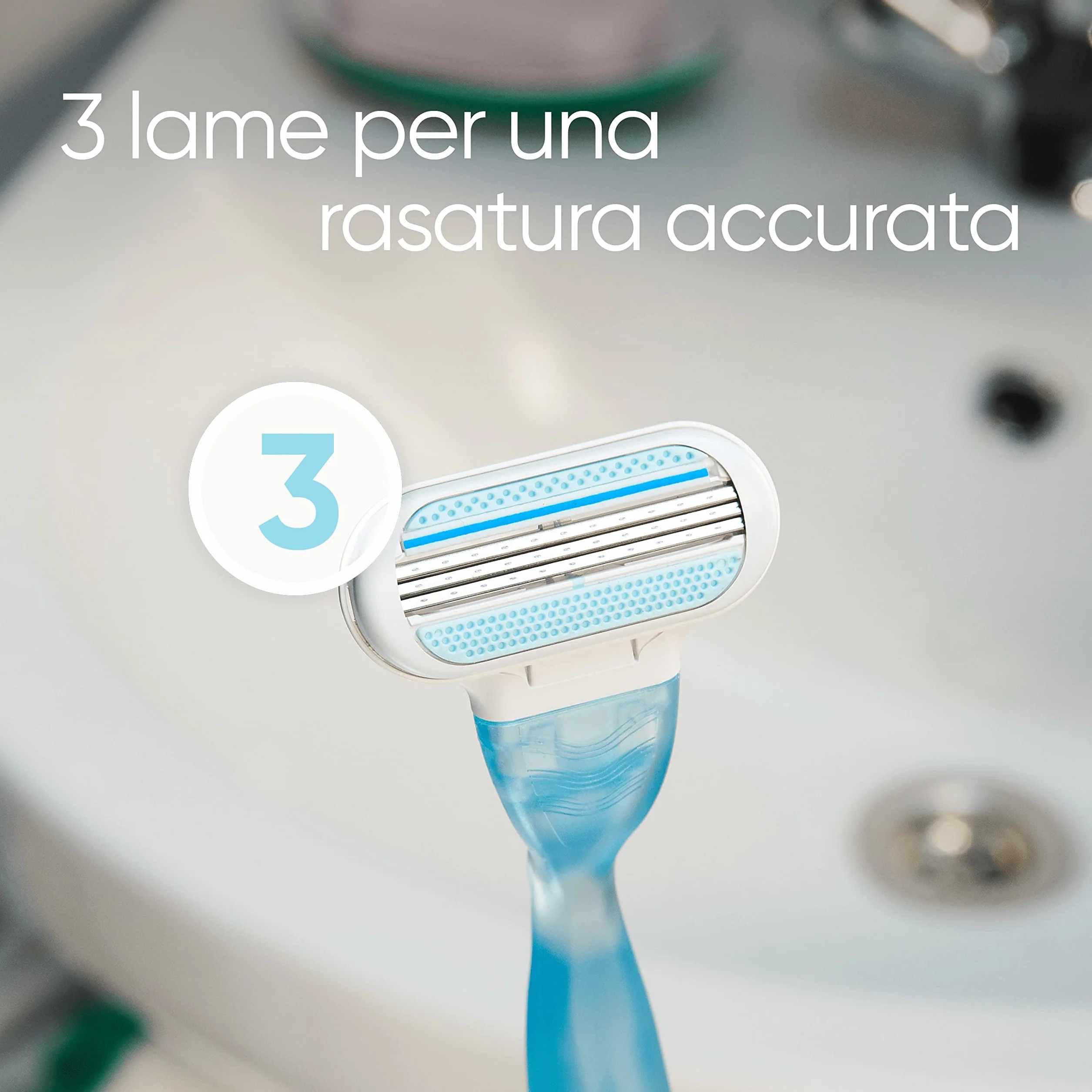 Venus Gillette Lamette Rasoi Donna Smooth Per Rasoio A 3 Lame, Confezione Da 4