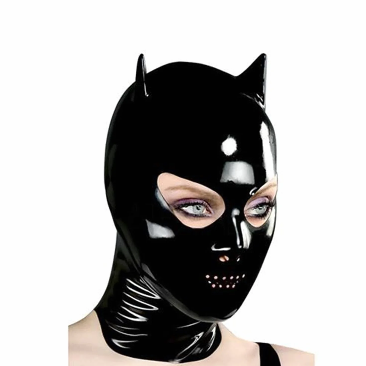 Maschera per la testa in lattice per giochi di ruolo Party Abbigliamento da club