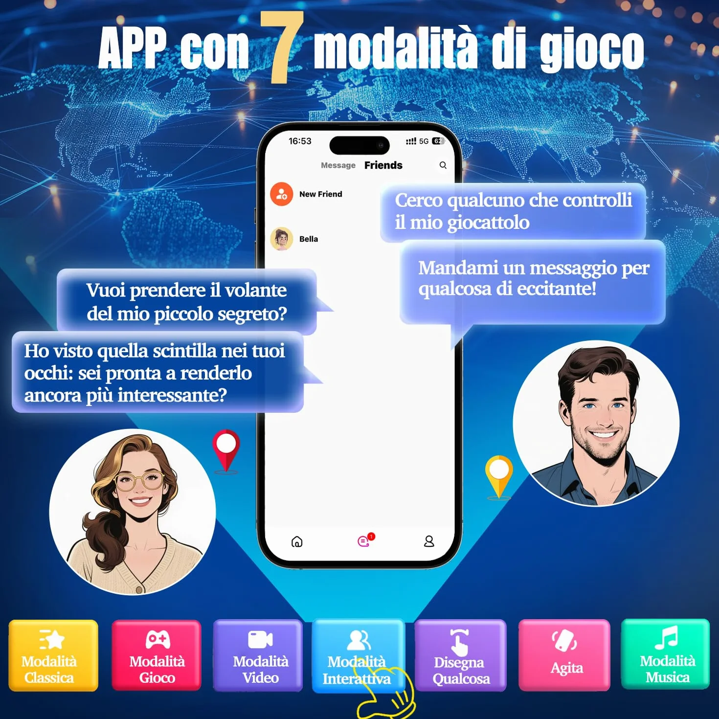 Vibratore Anale Sexytoysys Uomo Plug Anale-Dilatatore donna Vibratoreper Donna Professionale Plug Anale Telecomando APP Sexytoysys Coppia Vibratori Plug Analesex Toy Vibratore per Uomo Sex Toys (Nero)