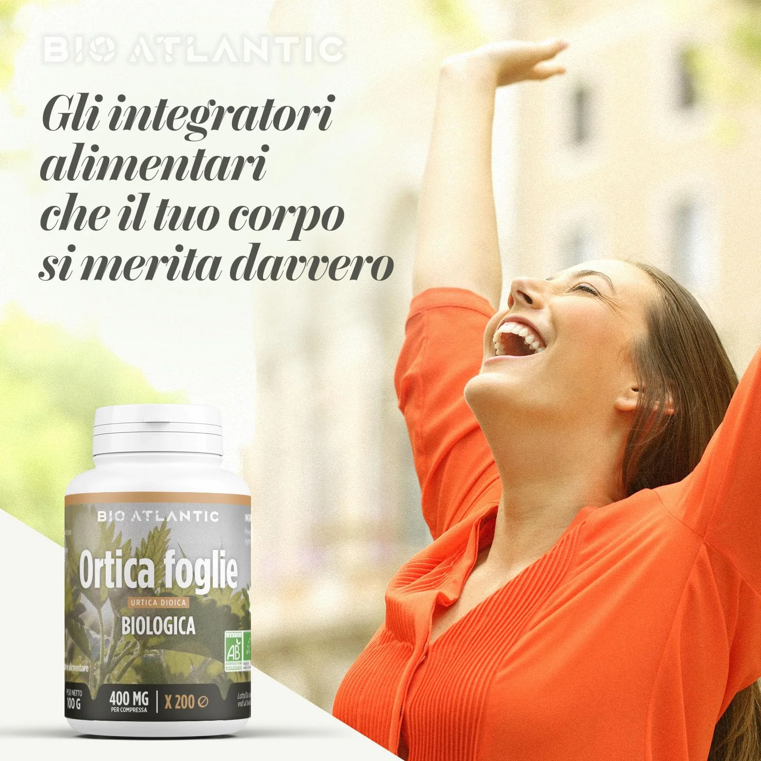 Ortica Foglie Bio 400mg 200 compresse