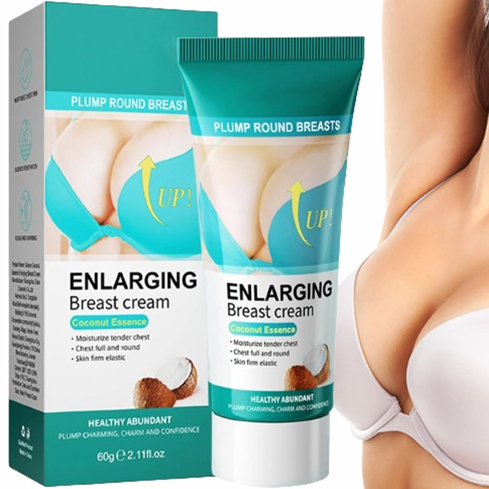 Seno Crema Seno Grande Crescita Rapida Tette Cadenti Cocco