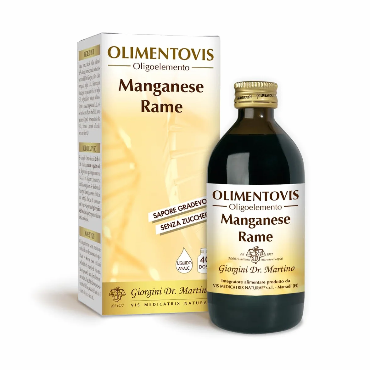 MANGANESE RAME Olimentovis Liquido analcoolico - 200 ml