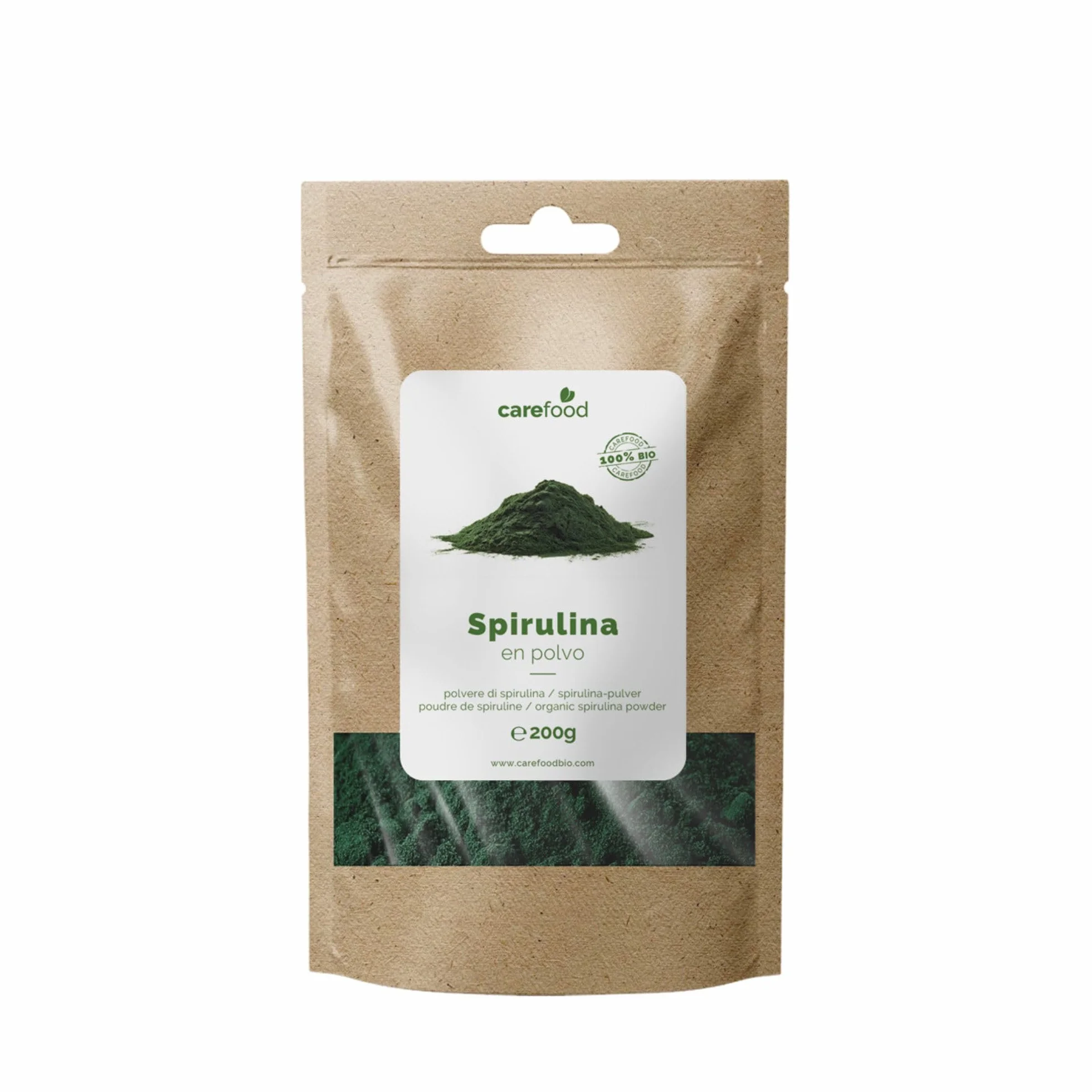 Spirulina Polvere Bio 200 g Alga Spirulina Superalimenti Effetto Saziante