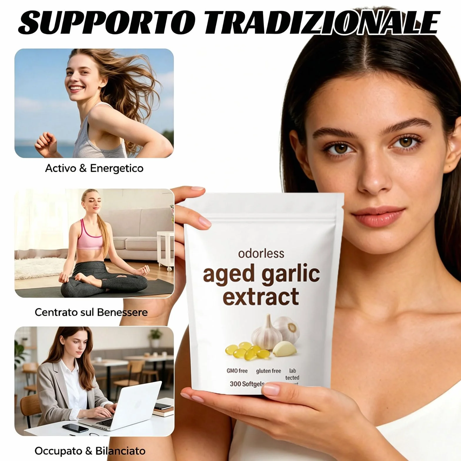 Vitaris estratto di aglio invecchiato -300 Conteggio, Vitaris aglio invecchiato 24 mesi, Ingredienti naturali, per Uomini e Donne (1)