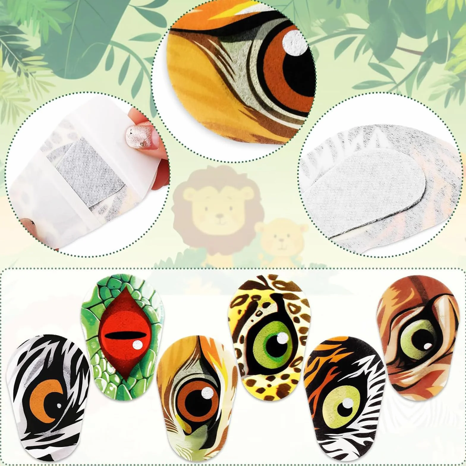 Bende Oculari per Bambini 12 Pezzi, Cartone Animato Benda Occhio Pigro Usa e Getta Traspiranti Non Tessuto per Ambliopia