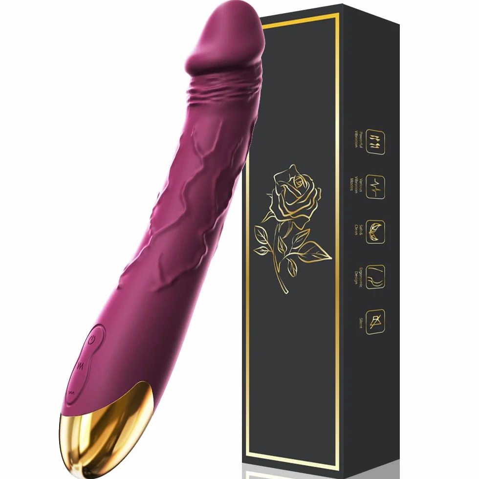 Vibratore dildo realistico sex toy 10 funzioni di vibrazione può stimolare il punto G il clitoride la vagina l'ano vibratoreper Professionale Clotoride sexytoysys di coppia adatto a uomo donna