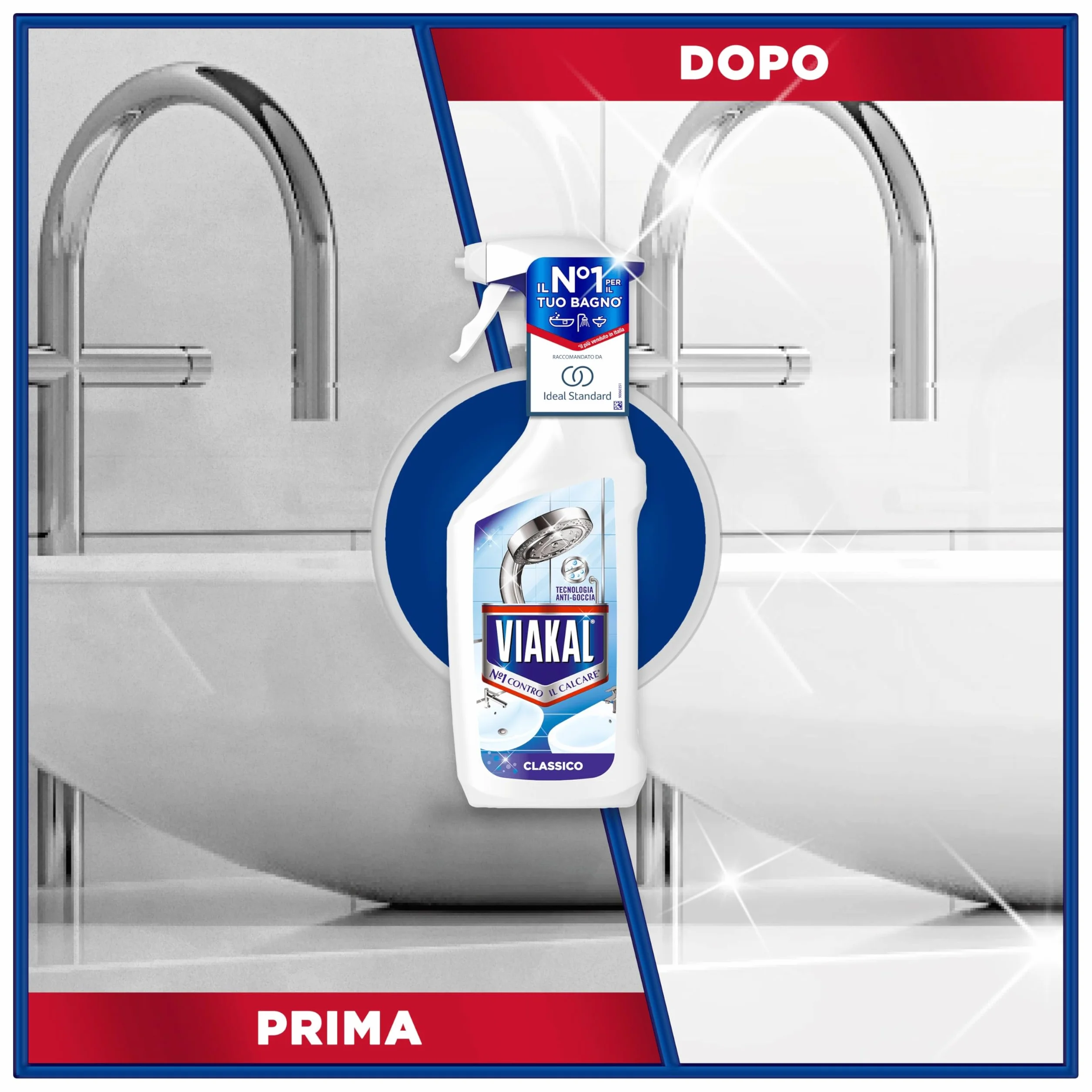 Viakal Classico Spray Anticalcare 100% Anti-gocce