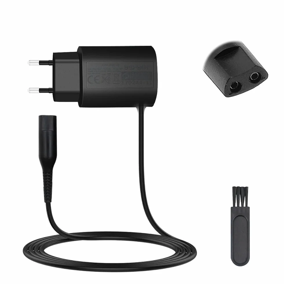 Caricabatterie 12V 0.4A per Braun Rasoio Elettrico Serie 9 7 5 3 1, Cavo di Ricarica Sostituzione