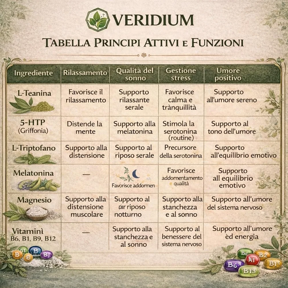 All in One Sonno Profondo Melatonina Valeriana Forte Passiflora Ashwagandha Melissa Griffonia Triptofano L-Teanina AZIONE 360 Insomnia Ansia Serale