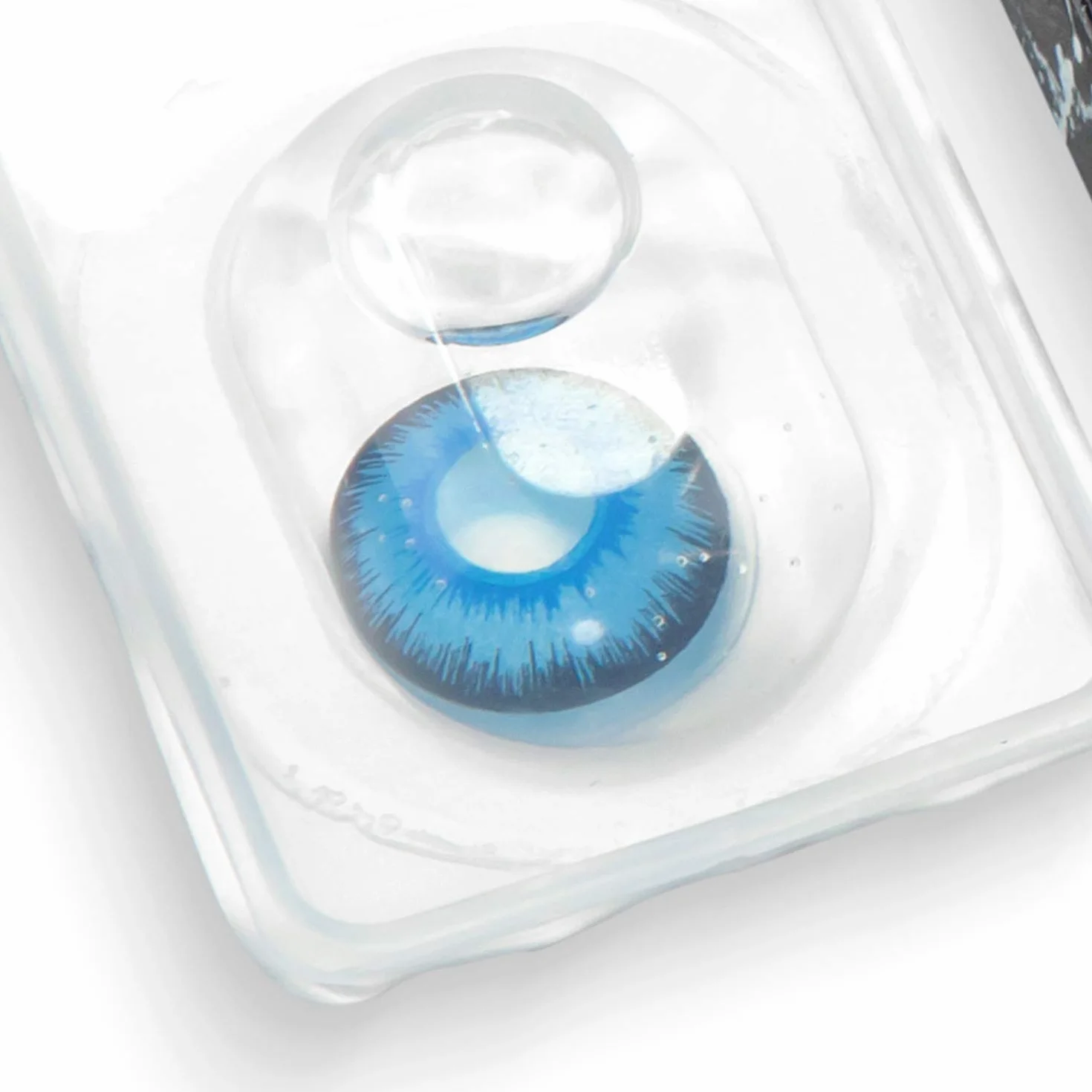 Meralens Lenti a Contatto Colorate azzurro Alper - 1 Coppia (2 pezzi) senza correzione Durata 1 Anno