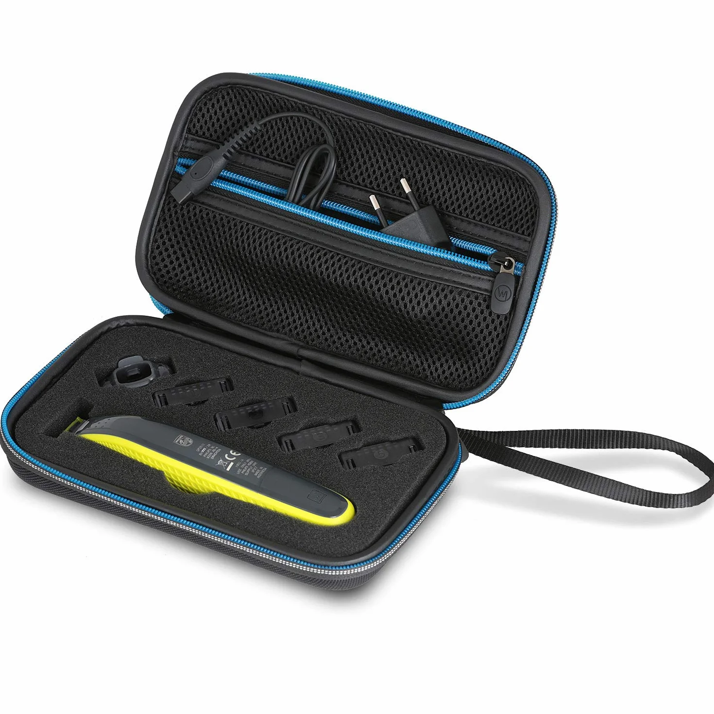 Wicked Chili Astuccio Compatibile con Phillips OneBlade - Custodia Protettiva per rasoi, Accessori e Lame di Ricambio, Trimmer - Borsa Protettiva da Viaggio Compatibile con OneBlade