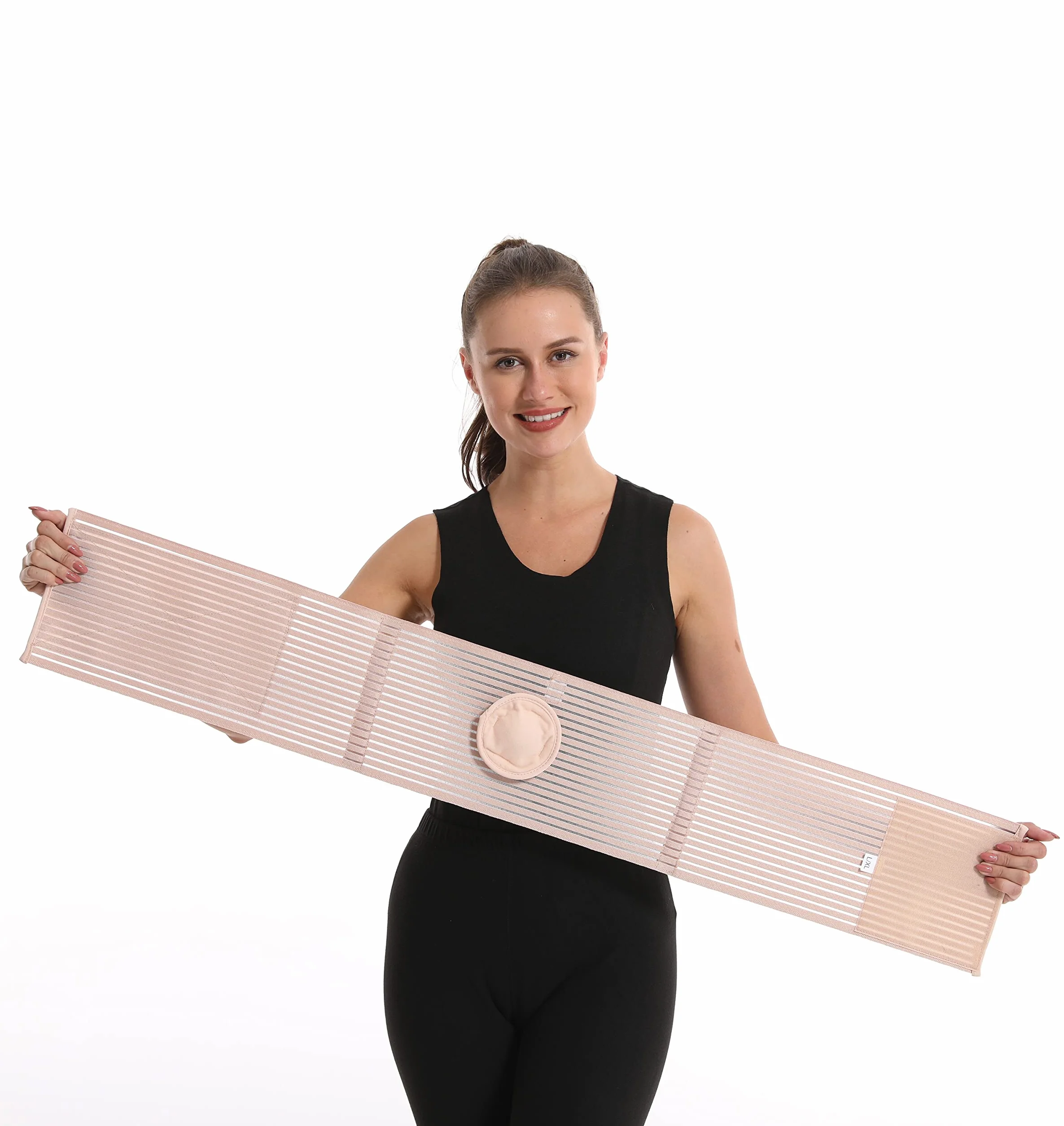 Fascia ernia ombelicale: uomo e donna- sostegno per ernia addominale. Cintura ernia ombelicale ergonomica. Guaina pancera post parto/fascia post parto: ortopedica (S/M)
