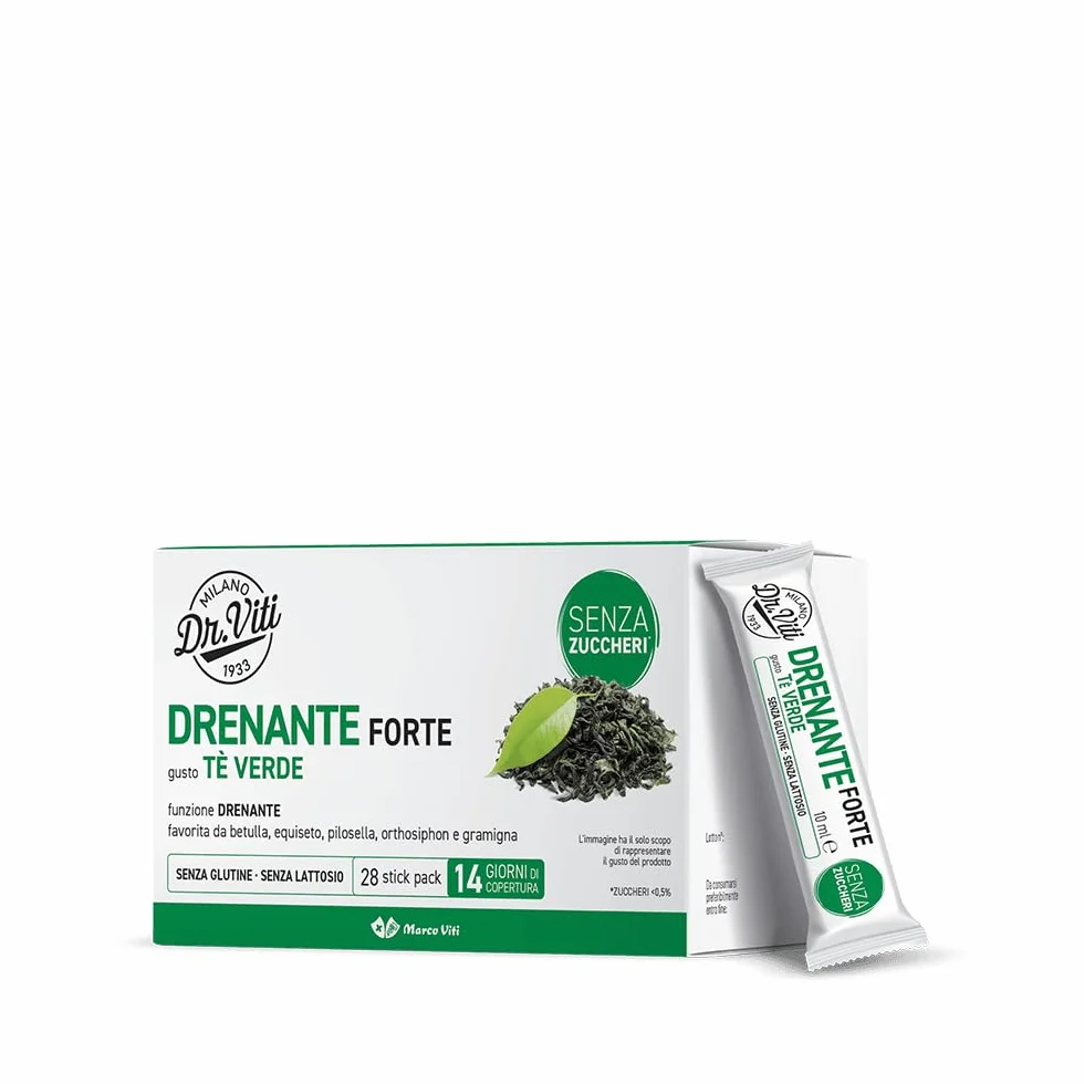 Dr. Viti DRENANTE FORTE TÈ VERDE 28 Stick Pack