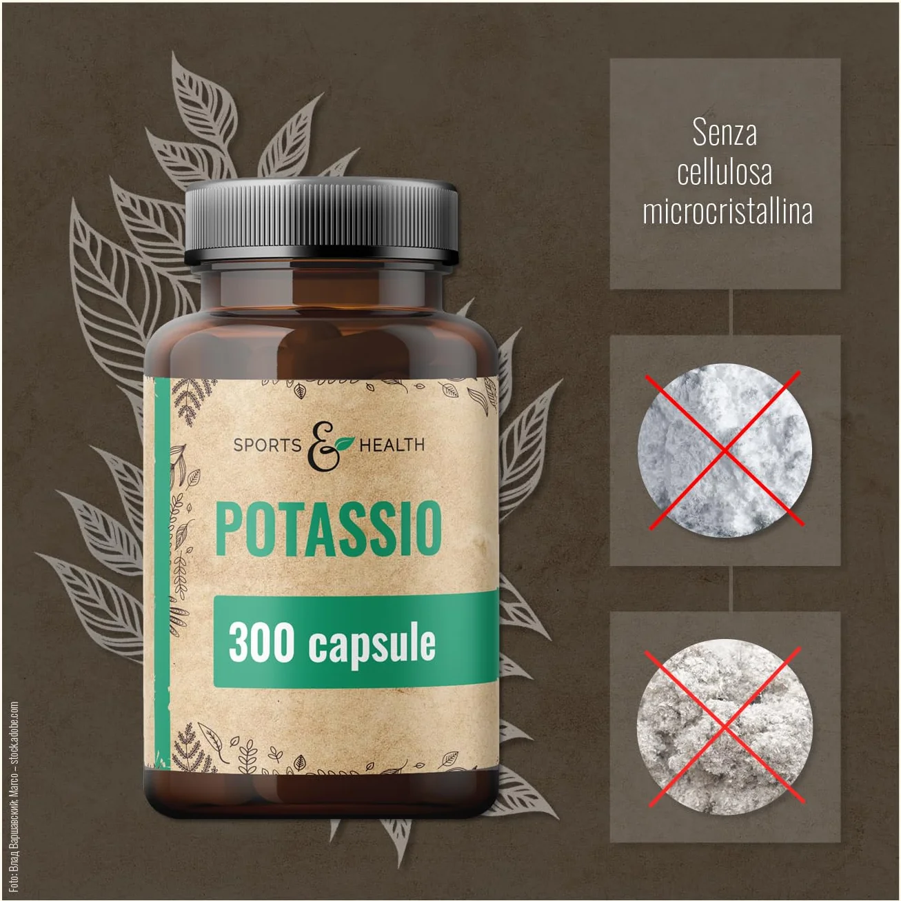 Capsule di Potassio Citrato - 300 Capsule - Vegan - 682,2mg per Dose Giornaliera - Citrato di integratore potassio integratore, Potassium Citrate, Citrato-di-potassio