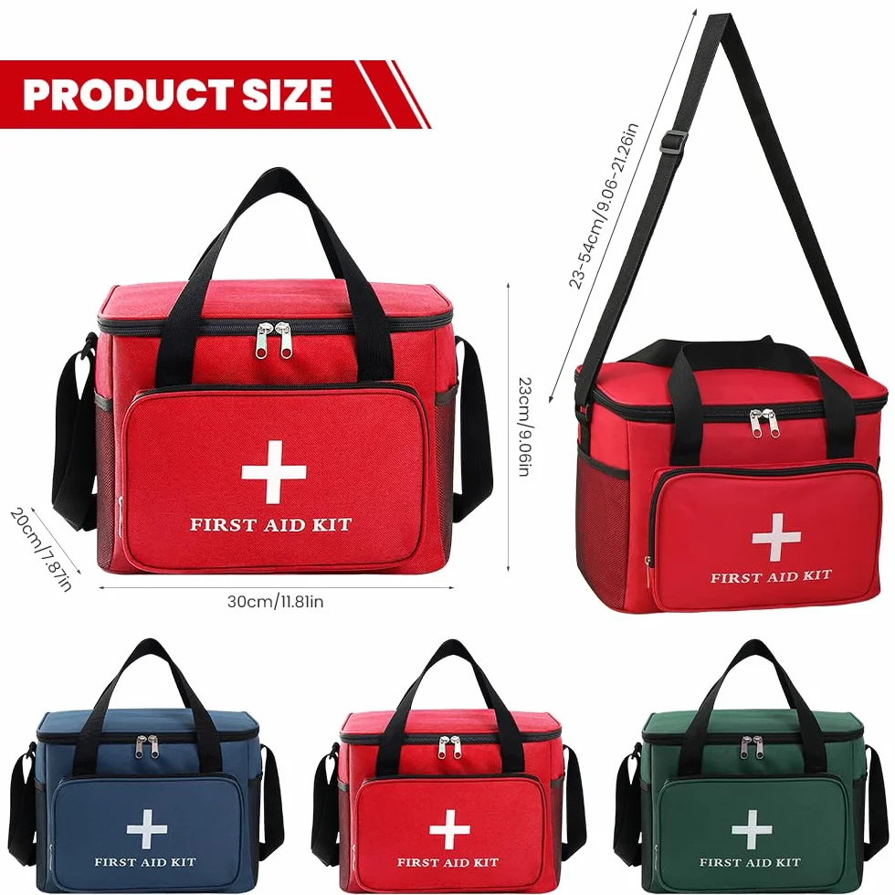 Porta Medicine da Viaggio 14L Kit Pronto Soccorso XXL Cassetta Vuota Impermeabile