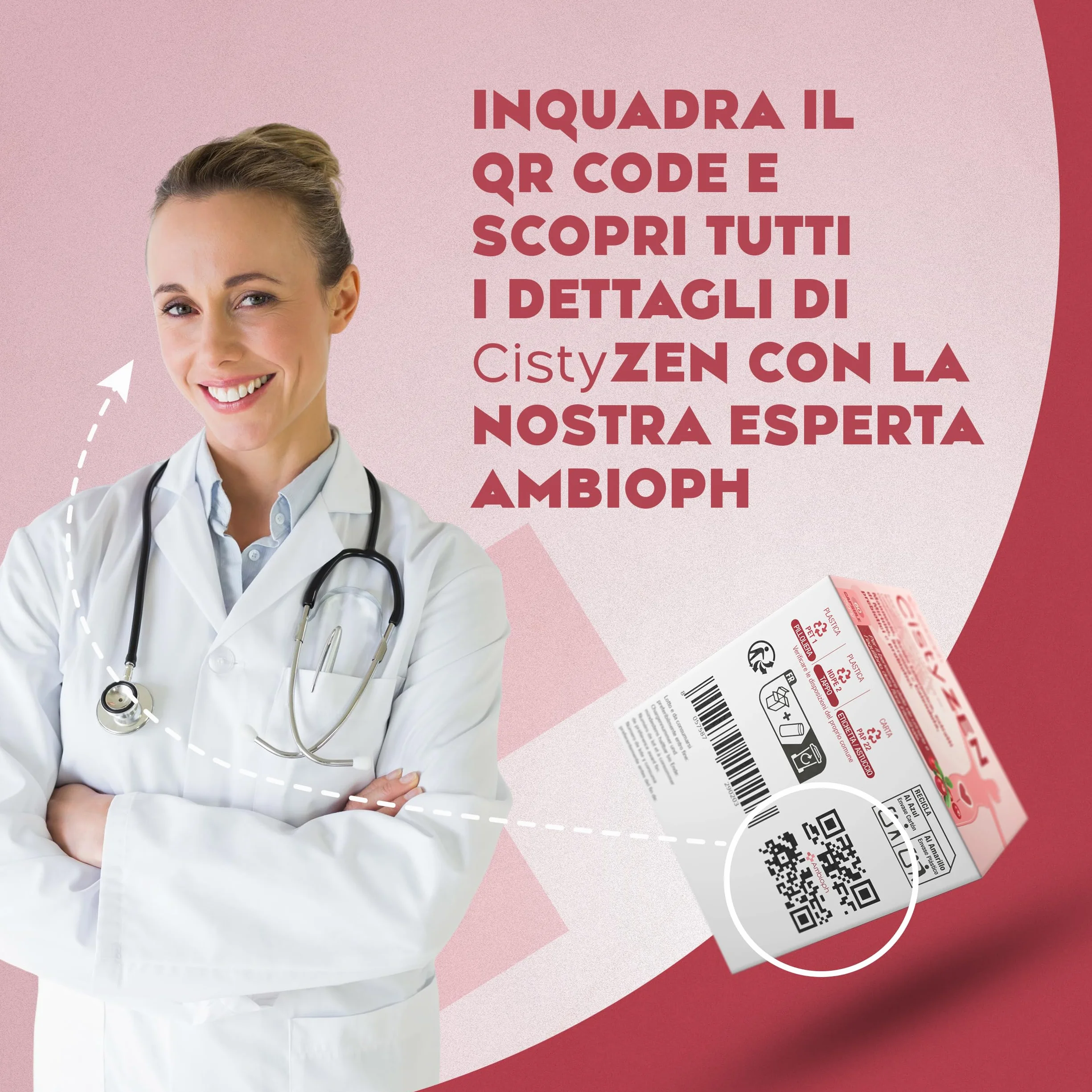 Cistyzen D-mannosio Mirtillo Rosso 60 capsule Probiotici prebiotici Integratore naturale per Cistite infezioni vie urinarie Vaginosi Batterica