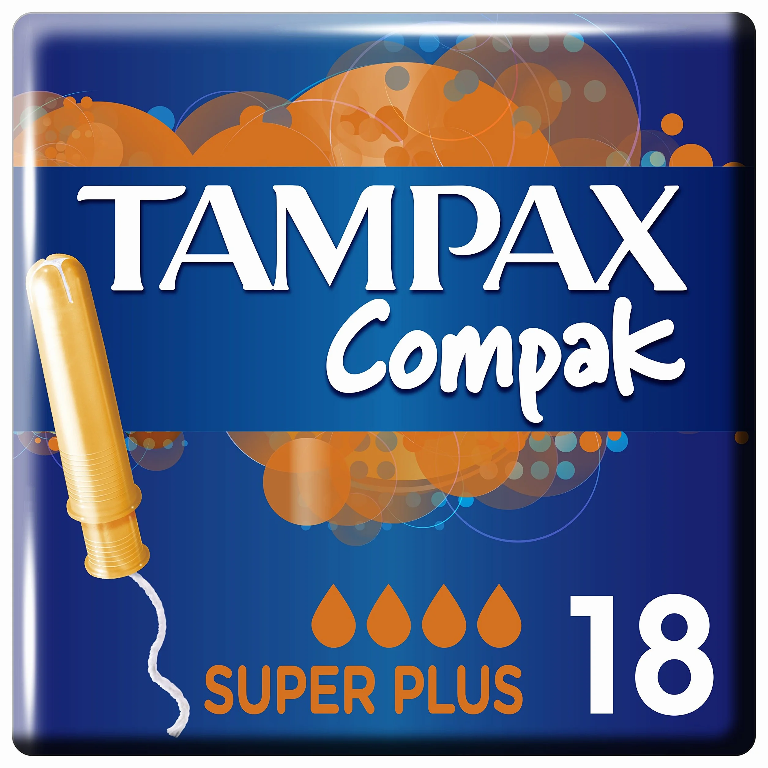Tampax Compak Super Plus Applicatore Tamponi 18 sztuk