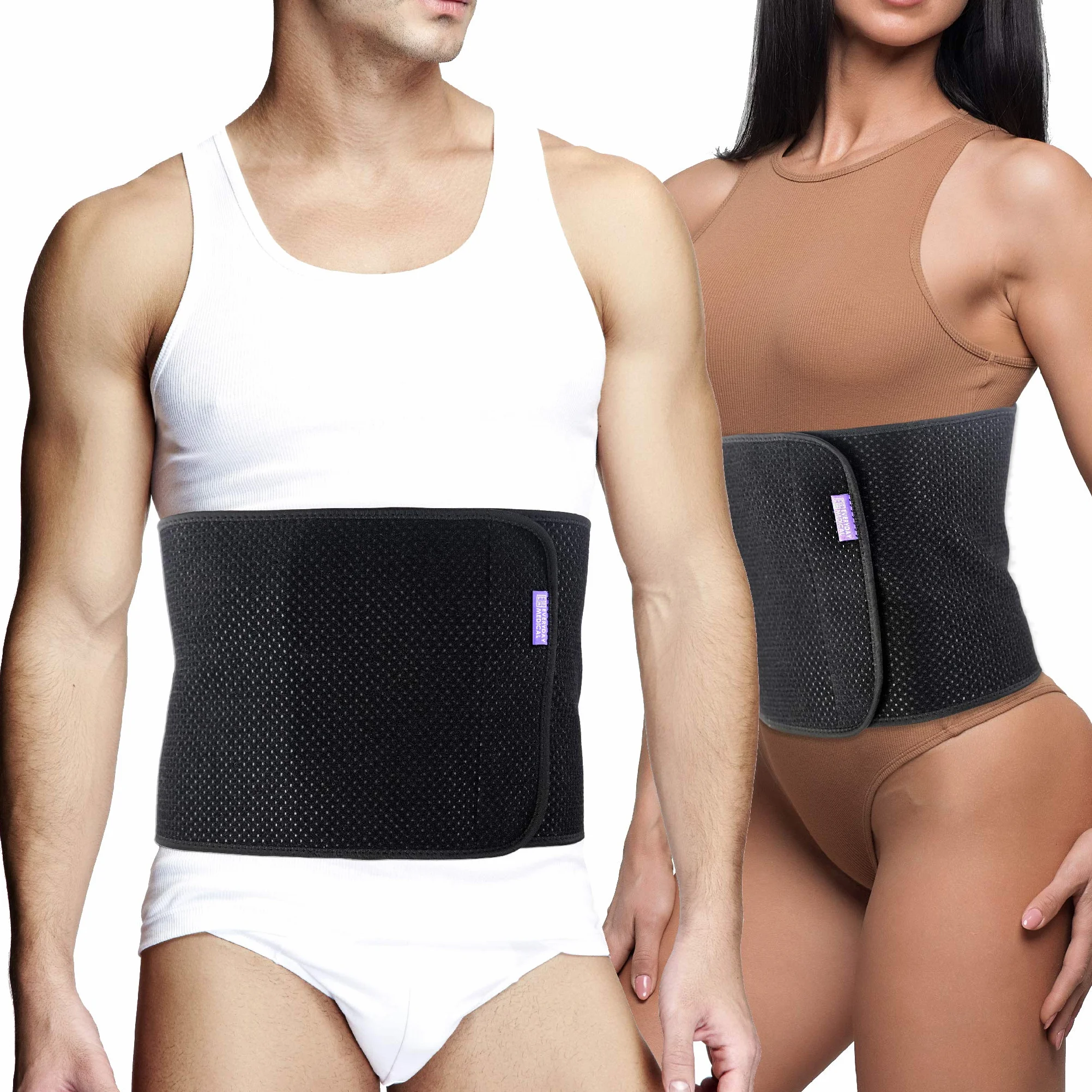 Everyday Medical Fascia Addominale Post Operatoria I Il Tessuto Carbone di Bambù Accelera la Guarigione E Riduce Il Gonfiore I Pancera Addominale per Interventi di Taglio Cesareo e Addome I XL