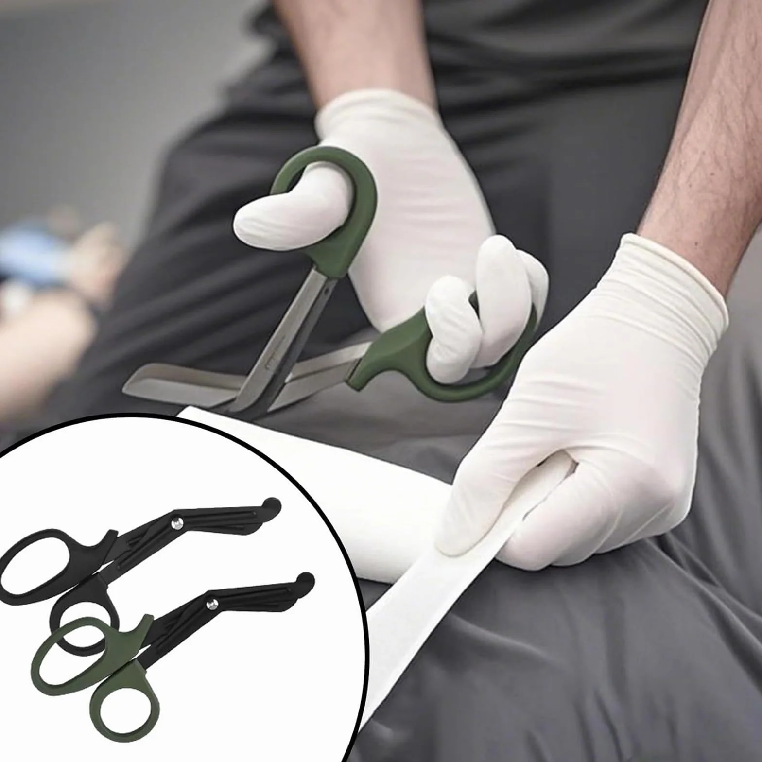 MOLIMOLI Forbici per Bende 2 Pezzi, Acciaio Inox, Forbici Mediche di Primo Soccorso